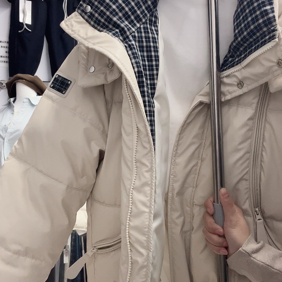 免洗棉服宽松版加厚