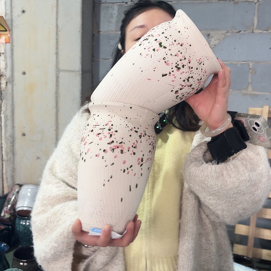 正品两个高25/15红陶