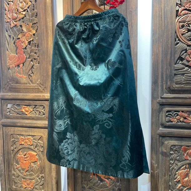 老软缎小Ａ摆半裙