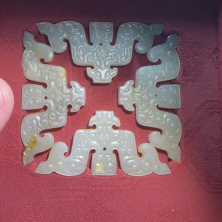 和田玉未镶嵌吊坠(不含链)
