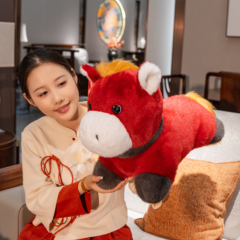 2026马年毛绒玩具厂家小马公仔生产企业吉祥物礼品毛绒礼品
