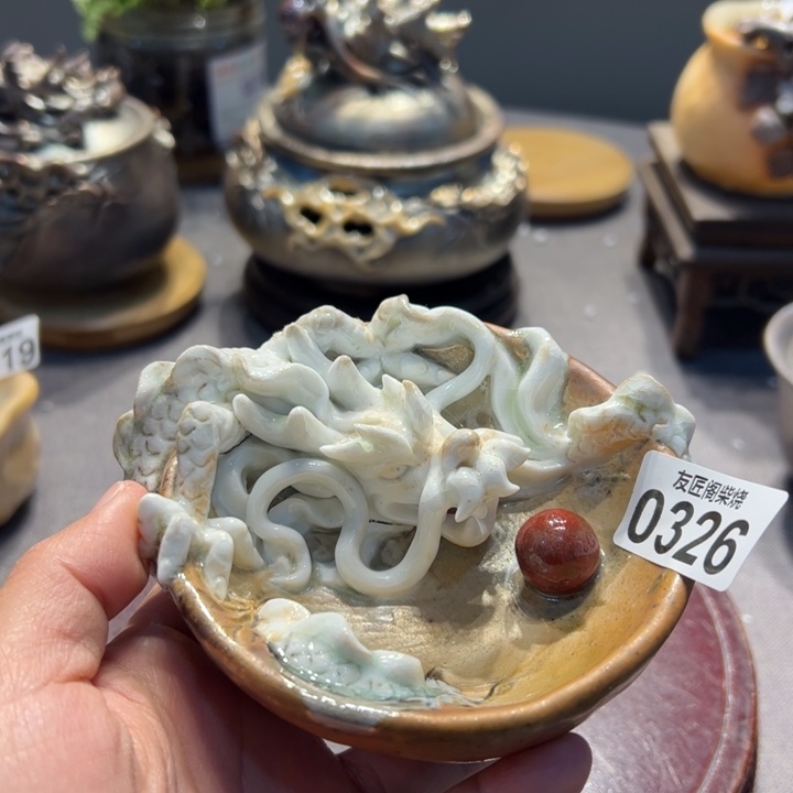 柴烧茶器，纯手工制作