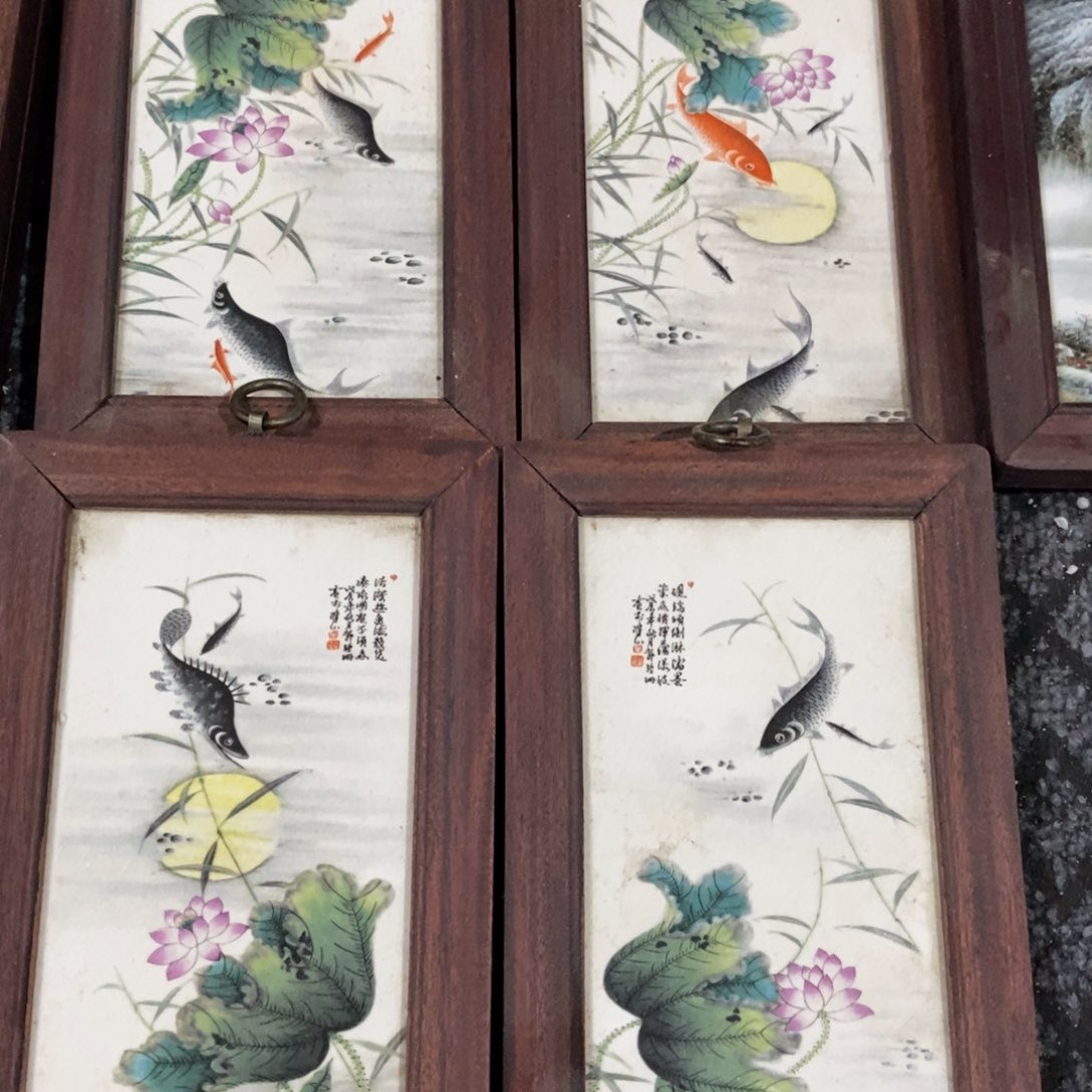 摆件景德镇陶瓷瓷板画