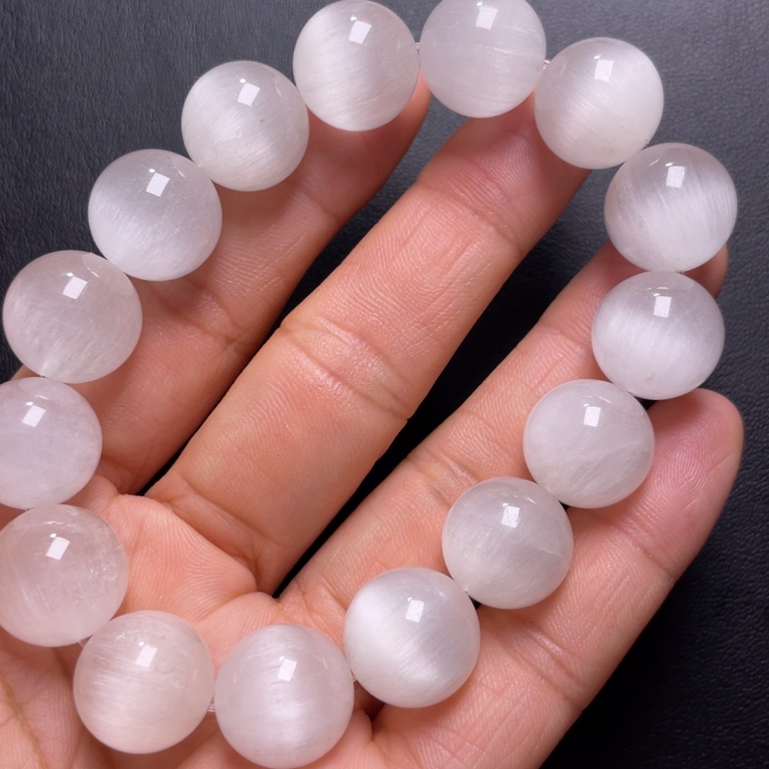 水晶手链未镶嵌兔毛