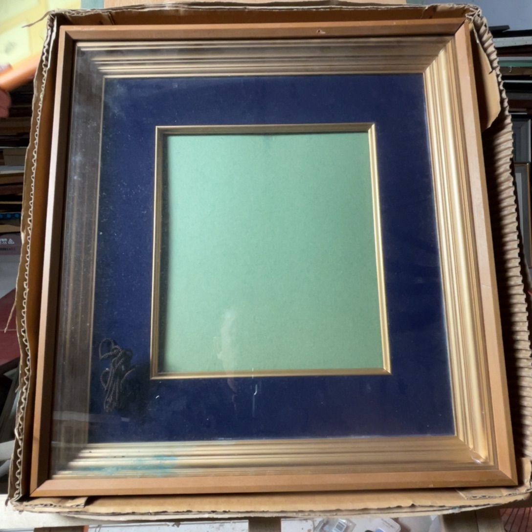 中古框画有些瑕疵看好下单不退不换