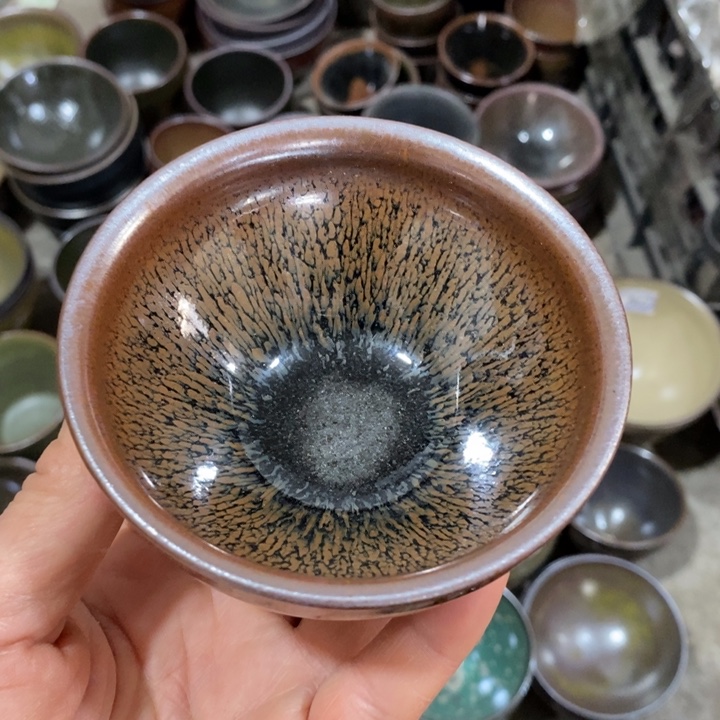 逍***遥茶盏建阳建盏微瑕柴烧