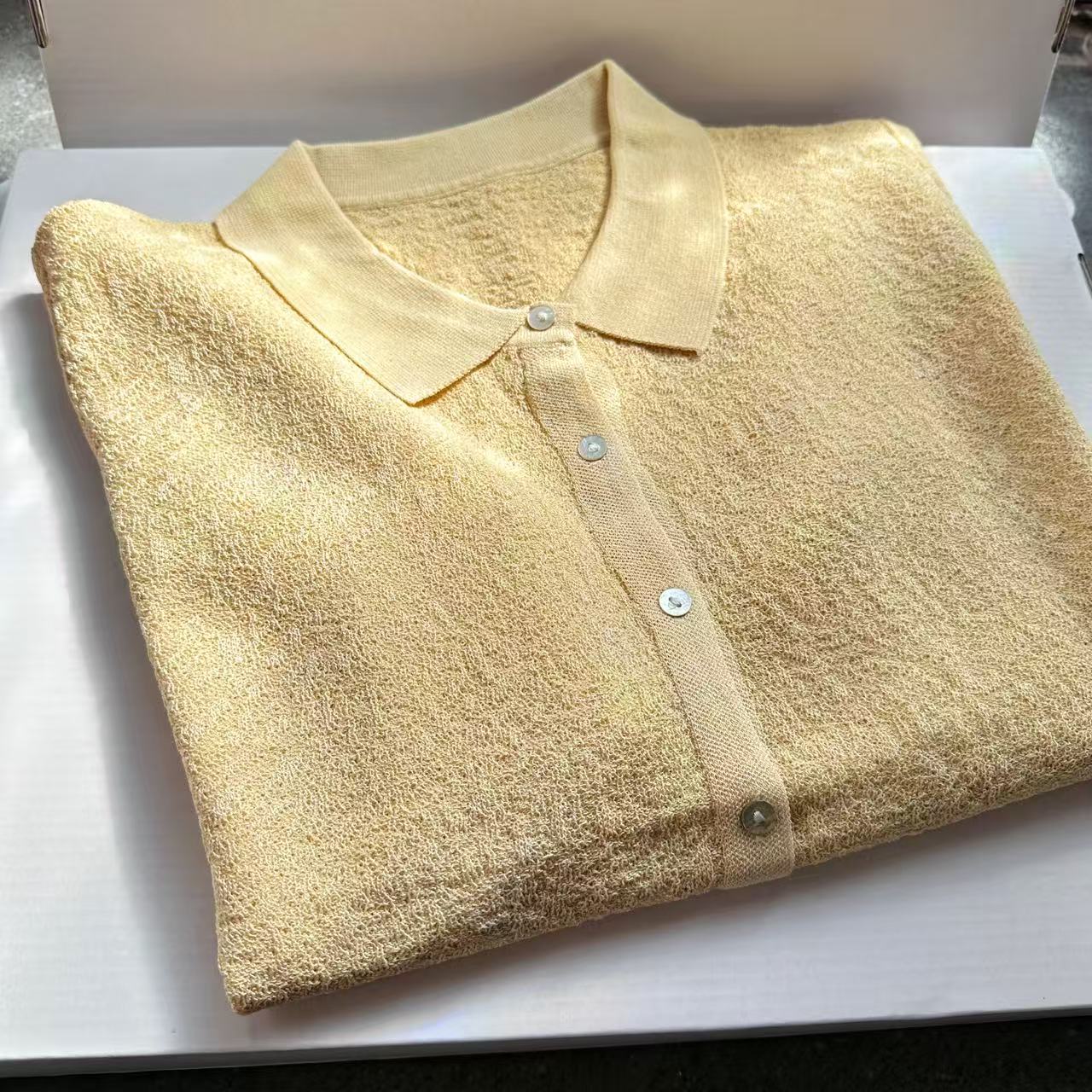 涵玖玥【信封袖】新款奢美长袖开衫衬衫领上衣精致MM-06-6216