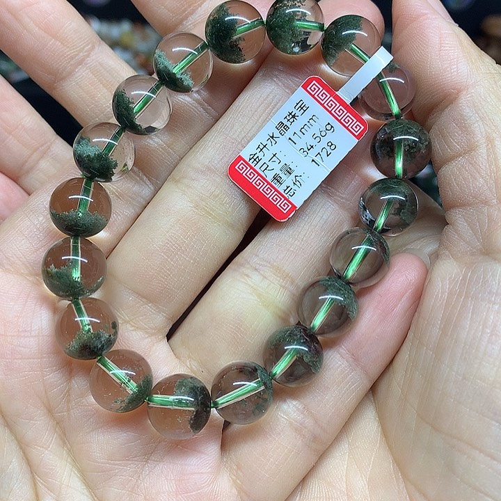 水晶手串未镶嵌天然水晶