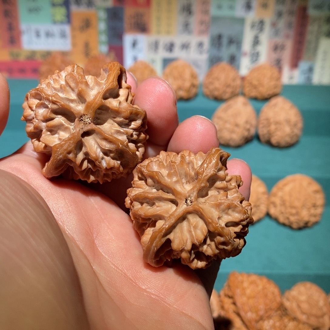 ****生把件文玩核桃苹果园