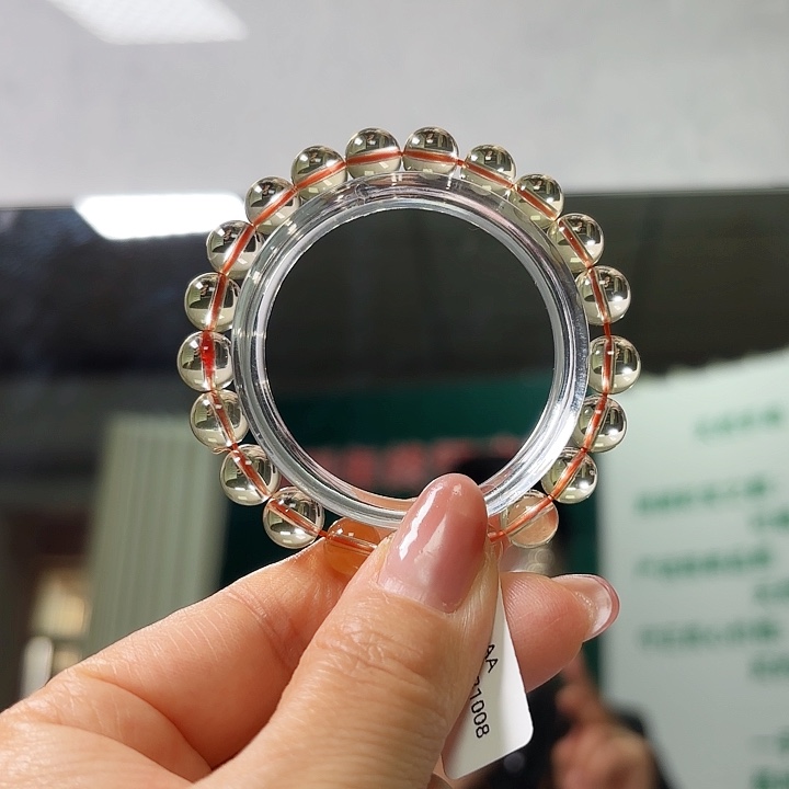 未镶嵌手串水晶黄水晶8m mAA