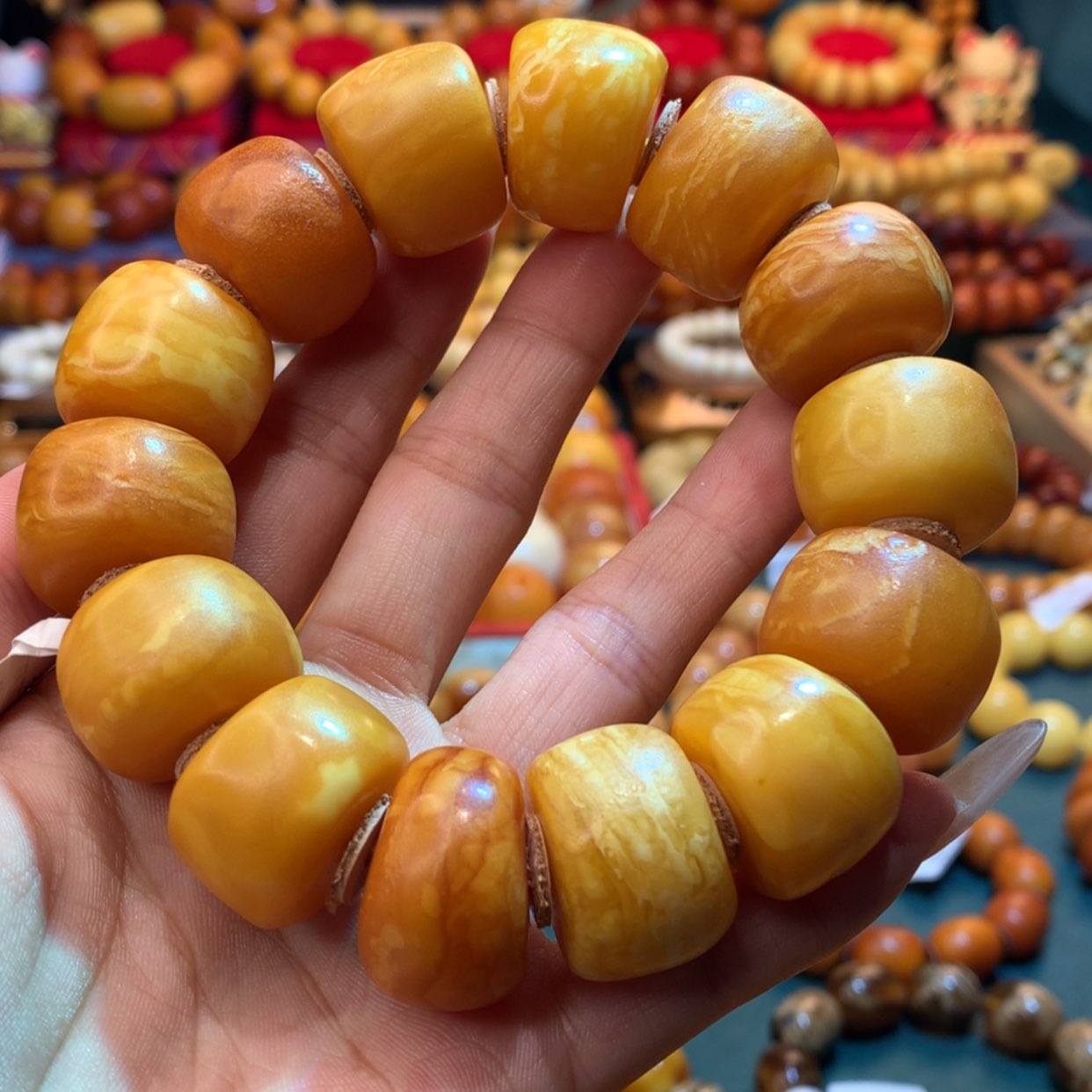 【闪购商品】蜜蜡手串未镶嵌蜜蜡