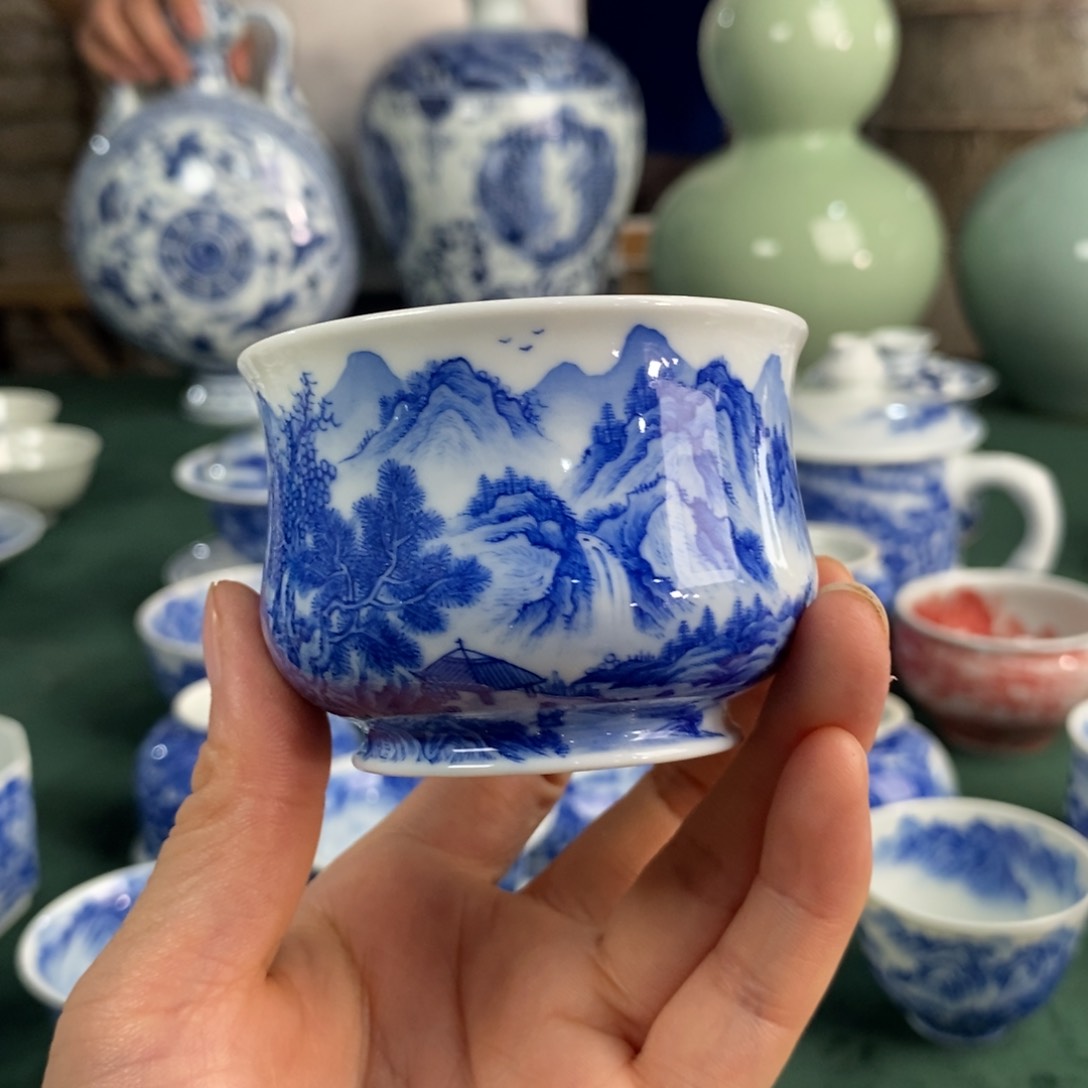 杯景德镇陶瓷手工手绘