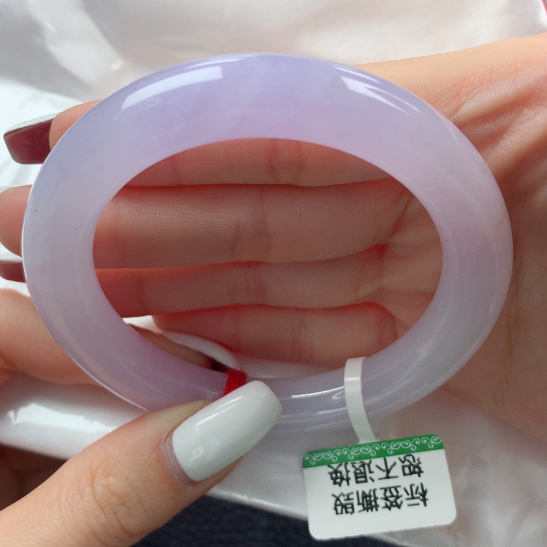 未镶嵌手镯翡翠天然翡翠A货圆条53