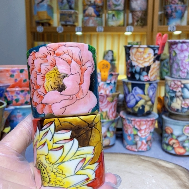 景德镇艺术手绘作品