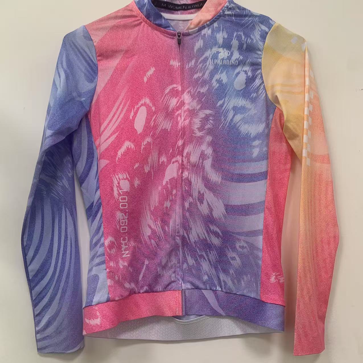 SQ 2377【粉蓝竞技版短款3D六元棉纱薄款】骑行服男士女士