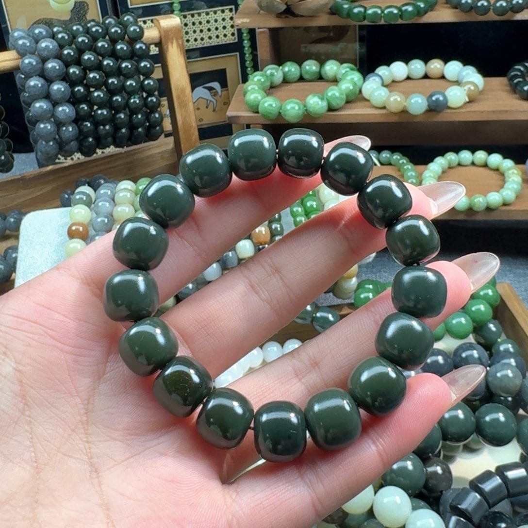 和田玉手链未镶嵌