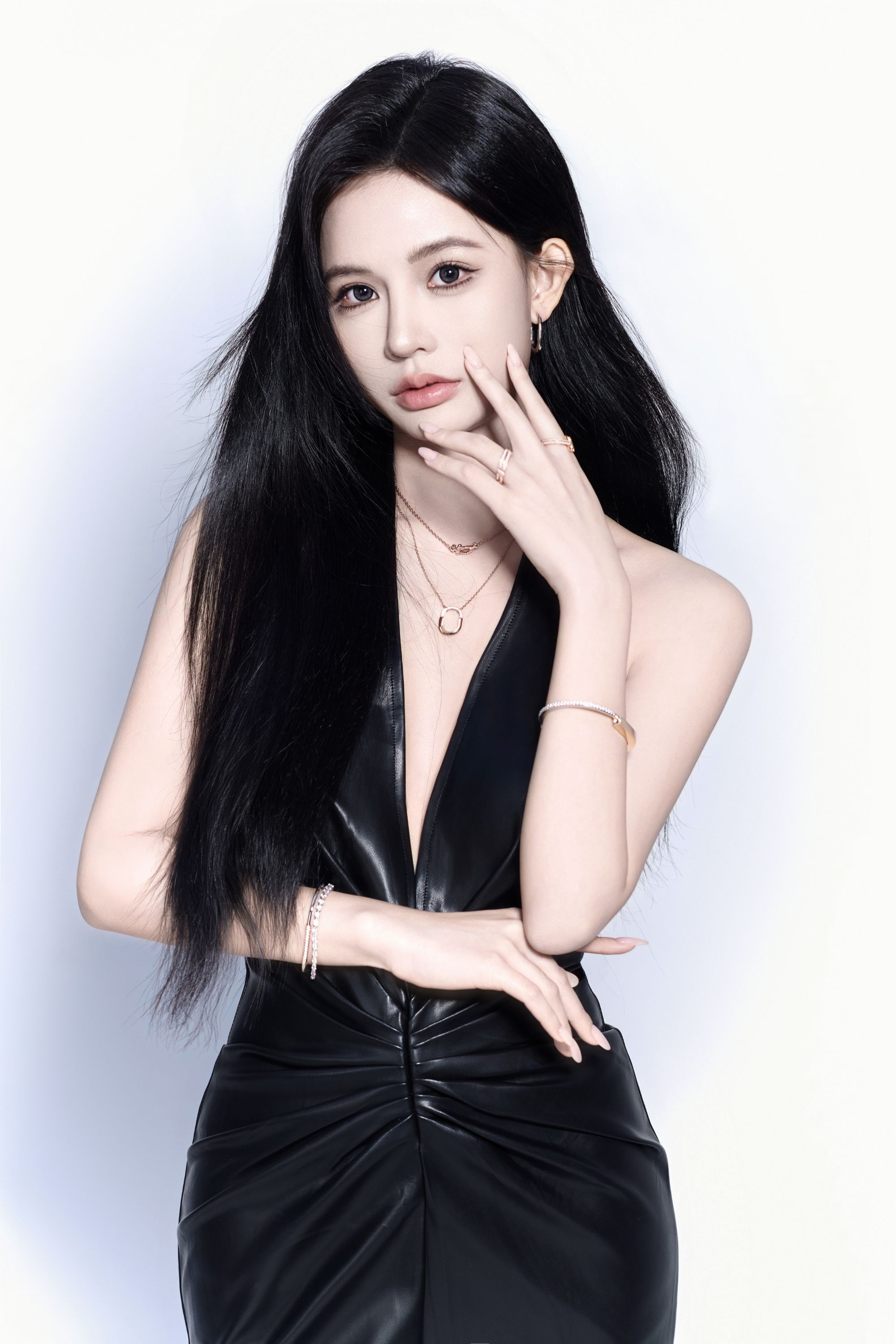 铜合金手链  TIA3001-1幸运手链女双面手链气质百搭款女