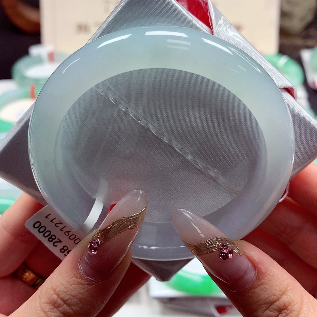 翡翠手镯未镶嵌22（33号）