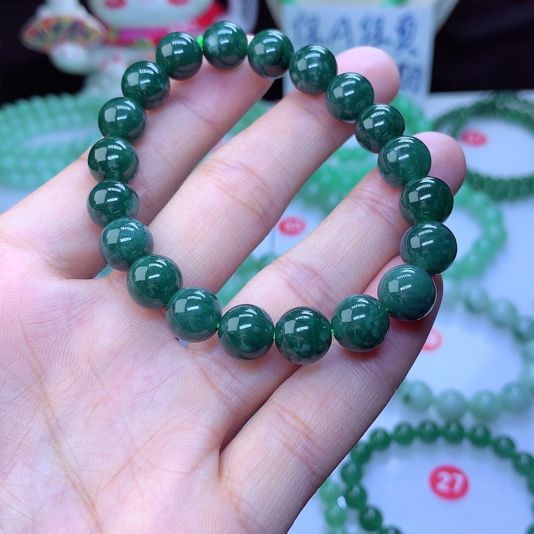 翡翠毛衣链未镶嵌