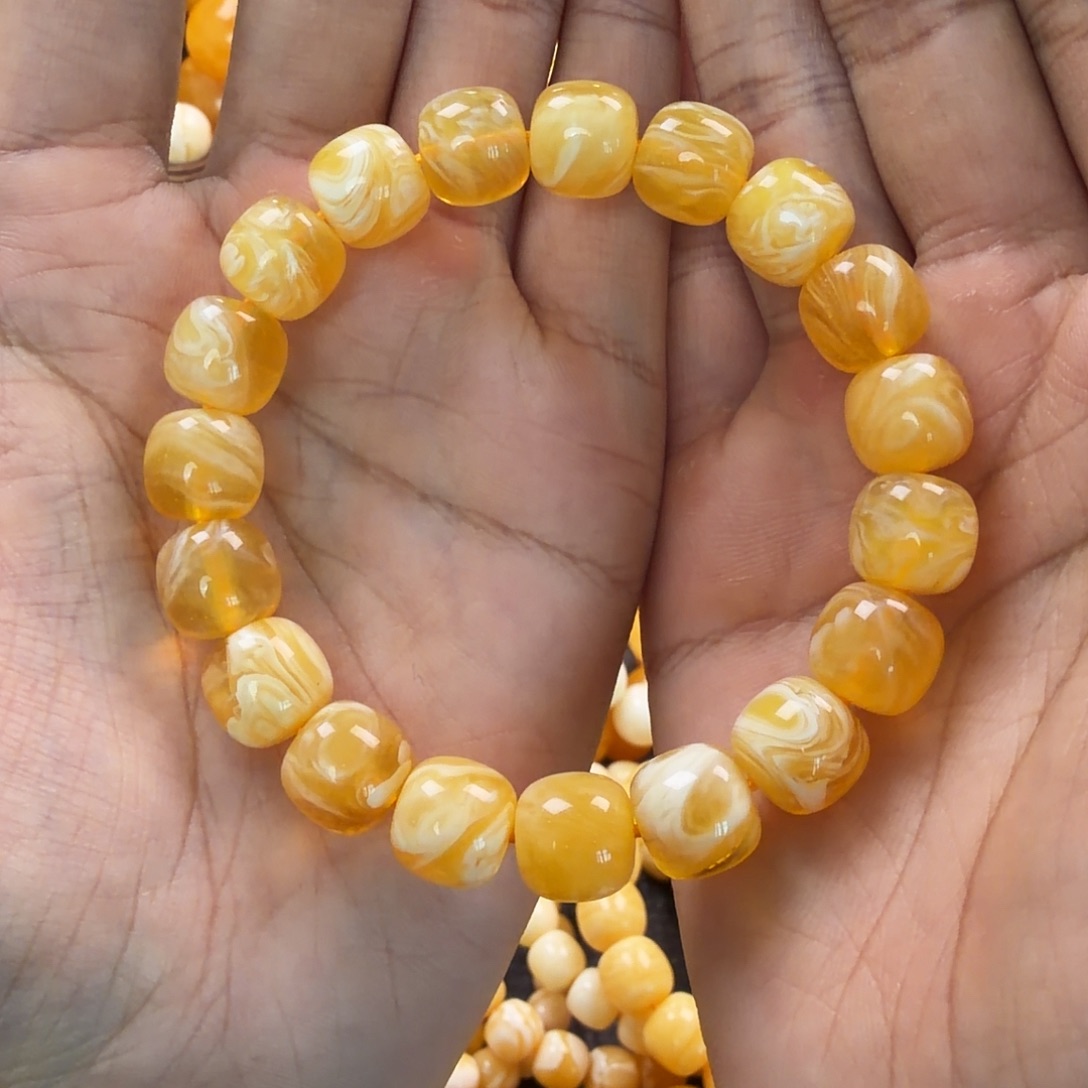 琥珀未镶嵌珠宝奇石12mm同料