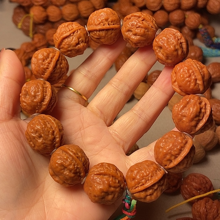 文玩核桃手串小蛙蛙