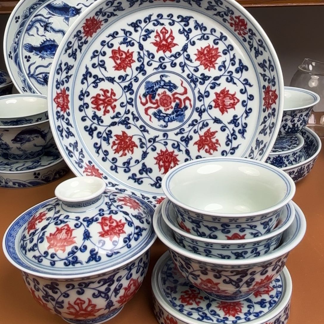 王****景德镇陶瓷六件套