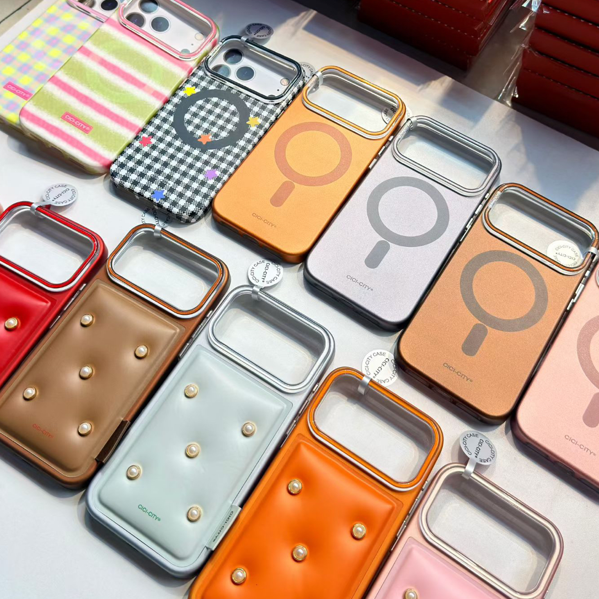 [壳爱酱❤️]韩系ins风磁吸手机壳全包防摔简约