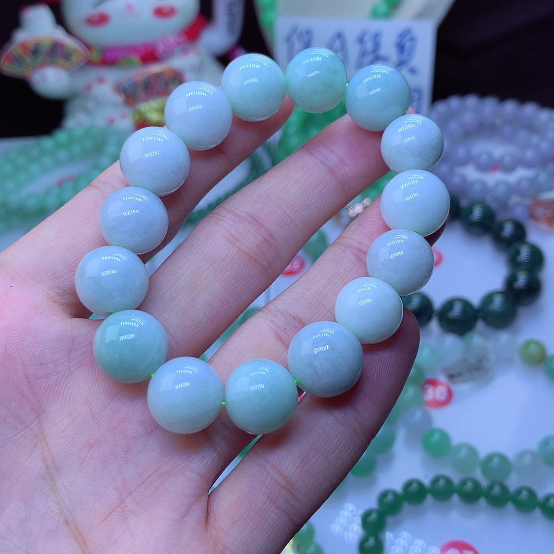 翡翠毛衣链未镶嵌