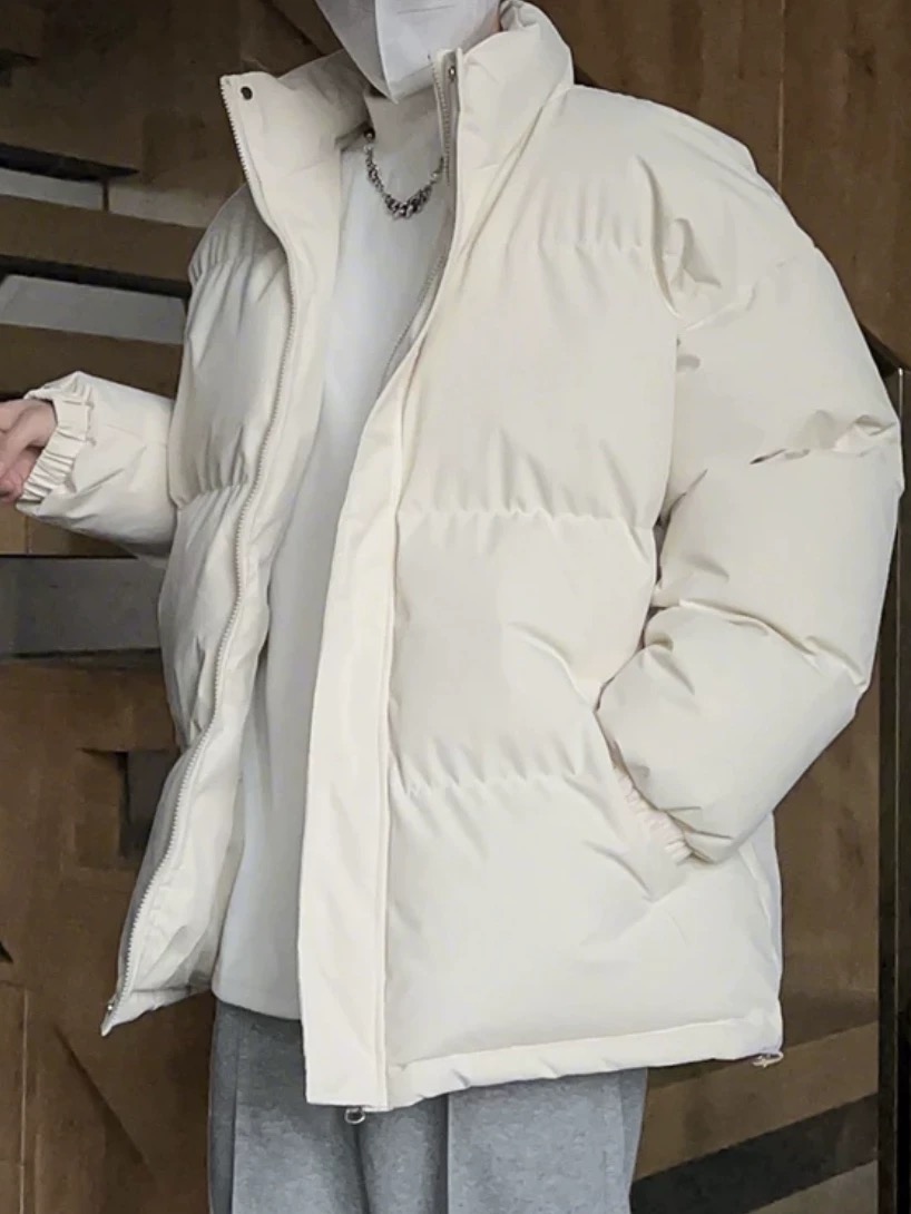 保暖棉衣男士厚款青少年棉服百搭秋冬韩版港风MT01