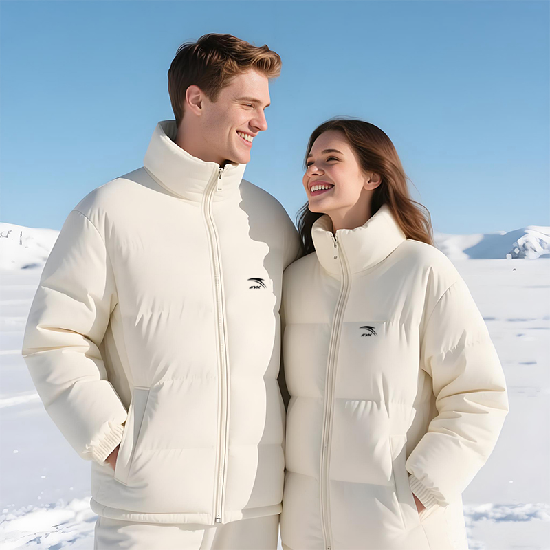 【品牌一折专区】情侣男女款立领防风保暖短款运动棉衣时尚百搭棉2