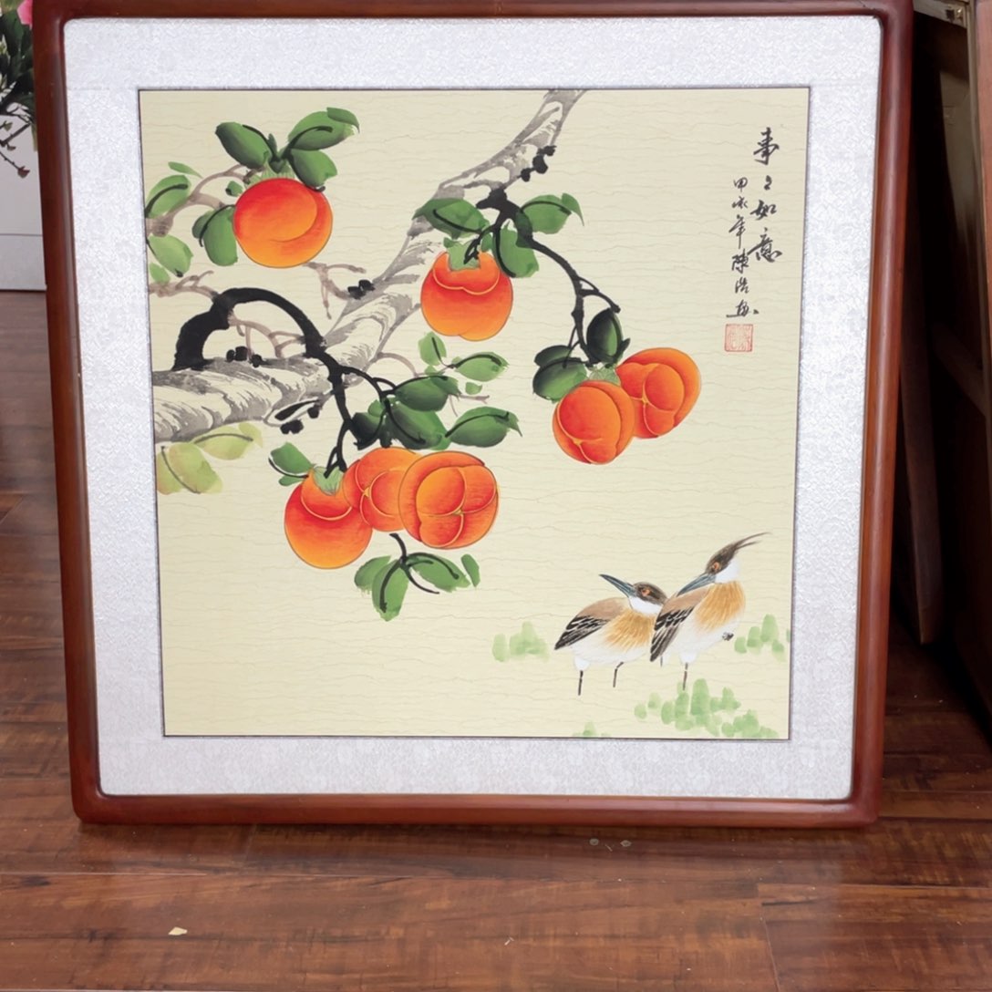 国画带框尺寸63*63厘米