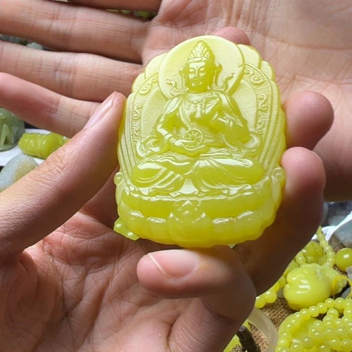 深***！纯天然新疆观音配卡8-108颗链子