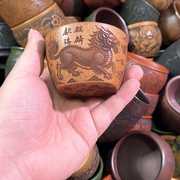 茶杯紫砂全手工紫砂主人杯