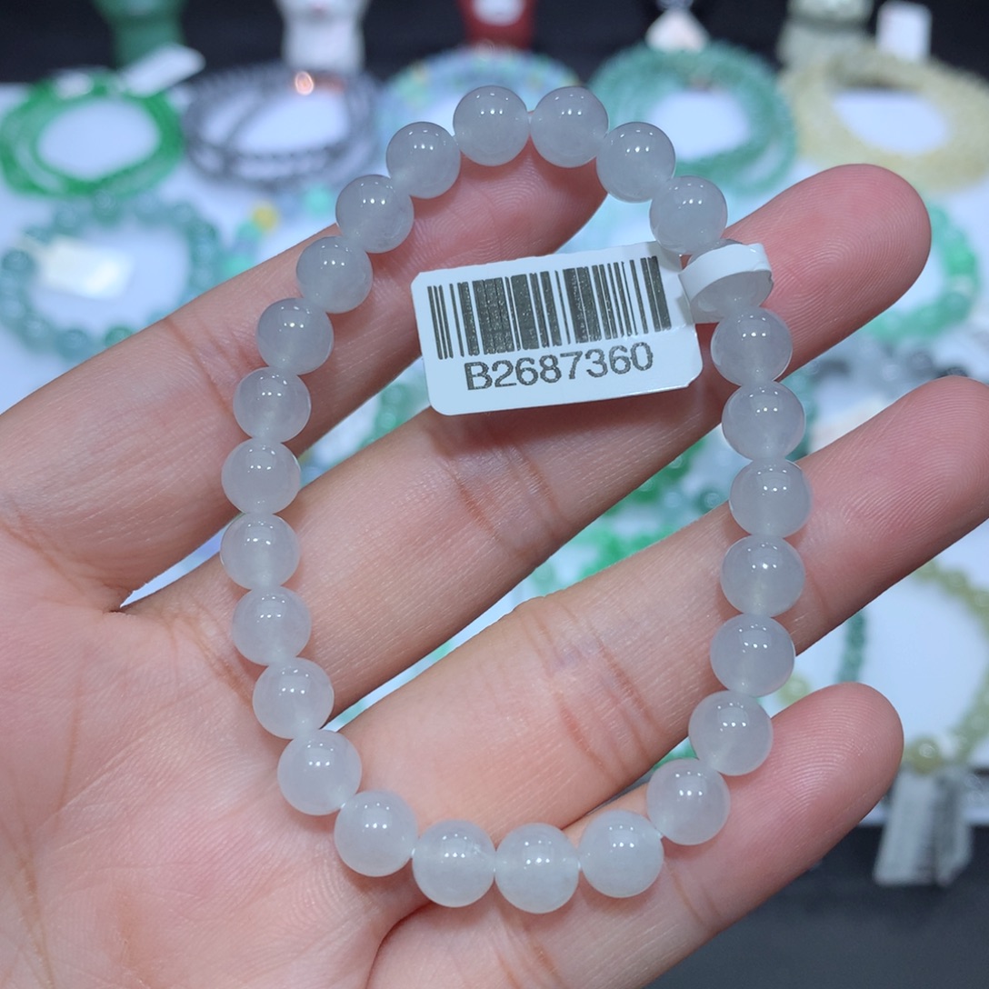 翡翠未镶嵌手串天然