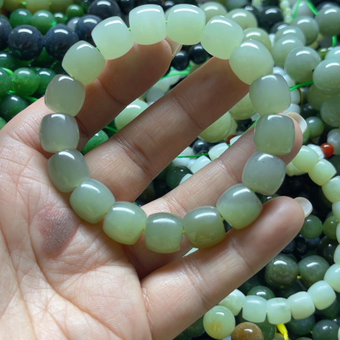 和田玉手链未镶嵌