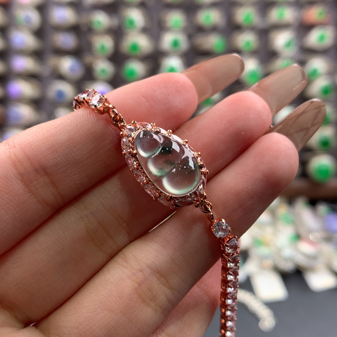 定制翡翠未镶嵌缅甸A货翡翠12.20