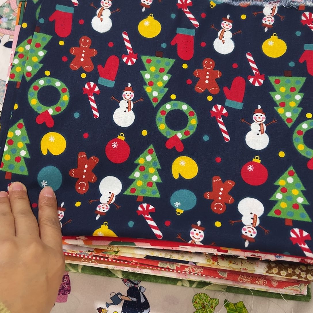 棉福袋一米价纯棉平布1.1米宽果子块