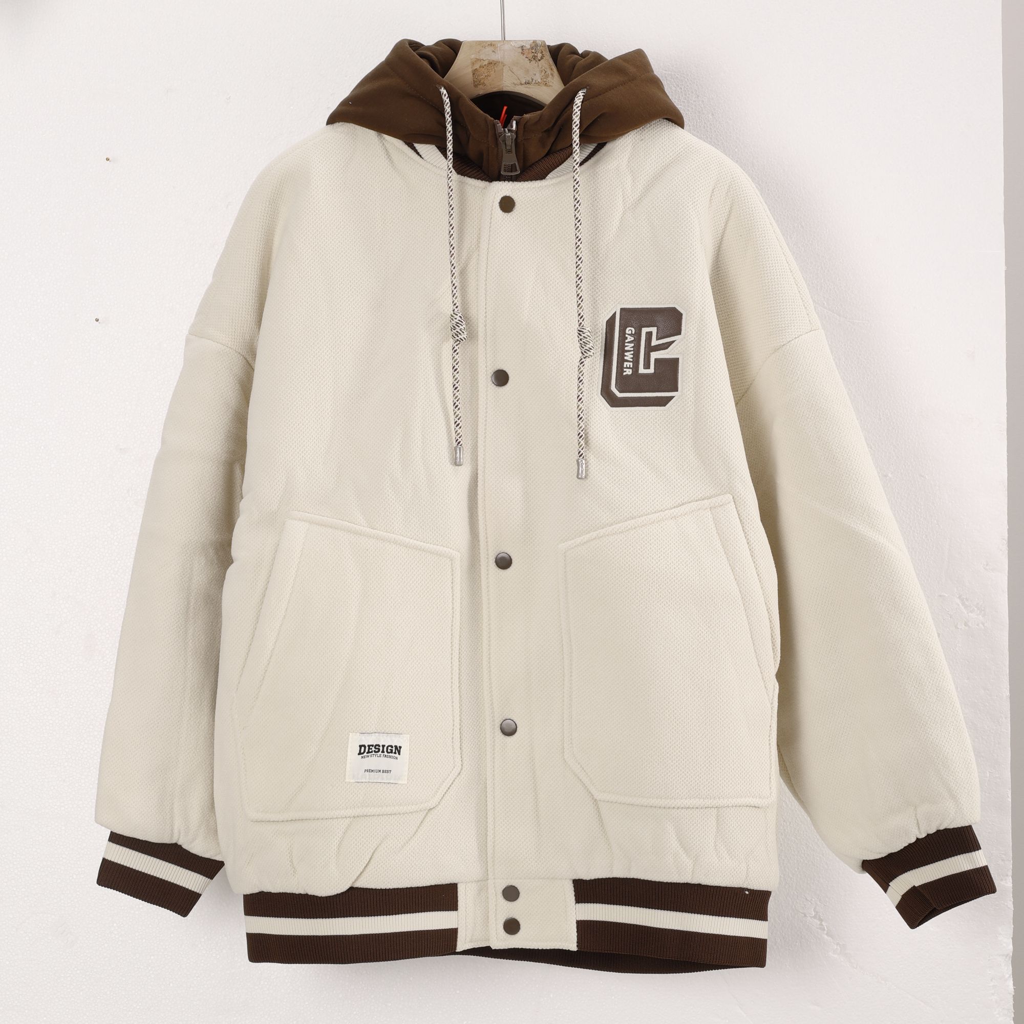 【冯漂亮甄选】T980时尚潮流休闲百搭个性棉衣