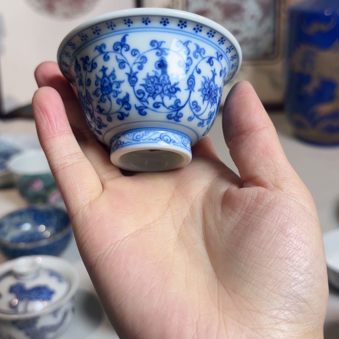 阿*九青花永乐缠枝 嘎嘎划算