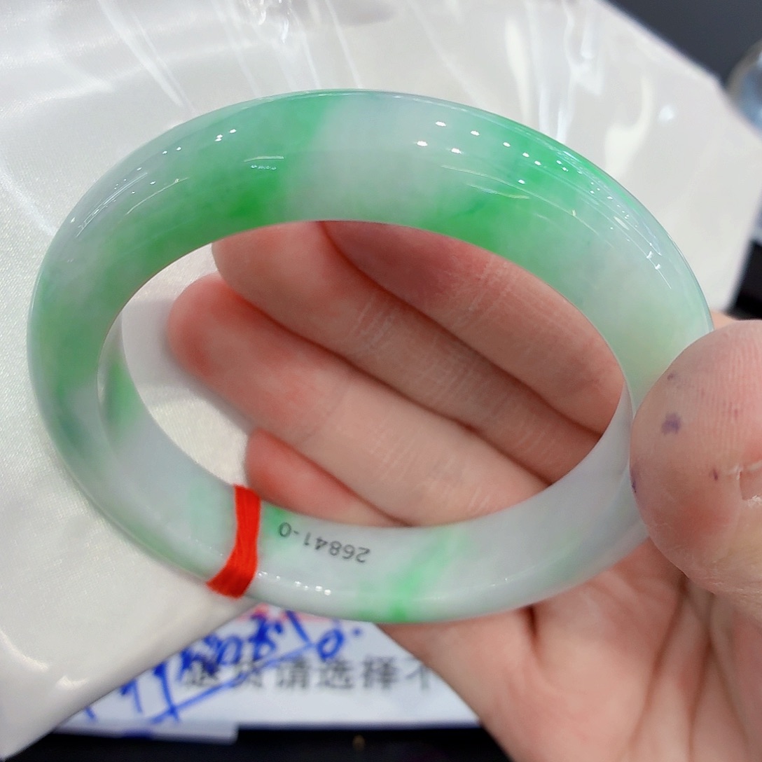 翡翠未镶嵌手镯翡翠59-60圈口（强推）