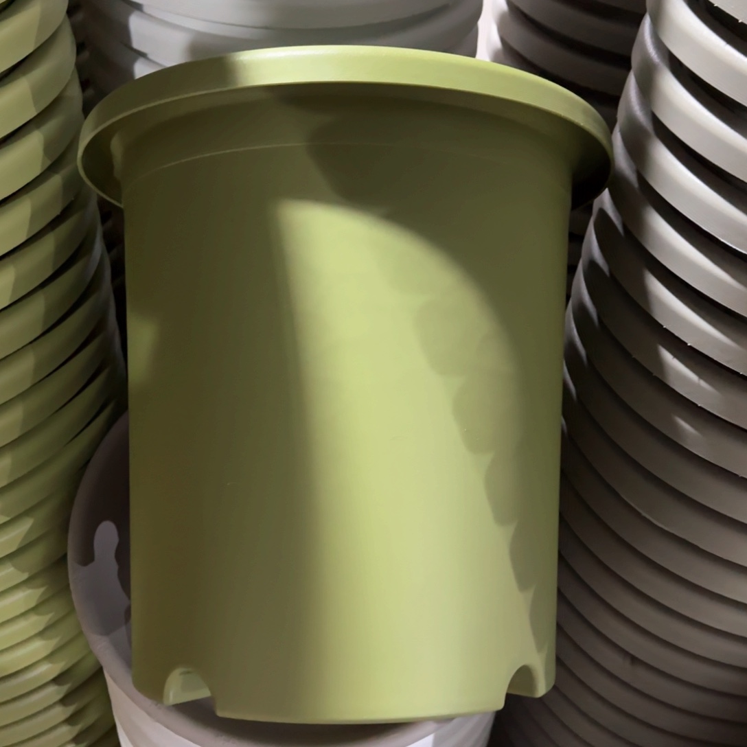 树脂四季盆7#无拖果绿6