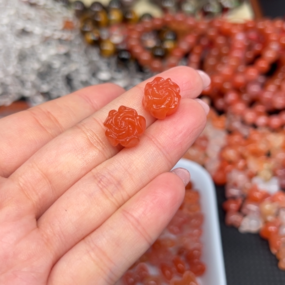 南红玛瑙未镶嵌吊坠(不含链)