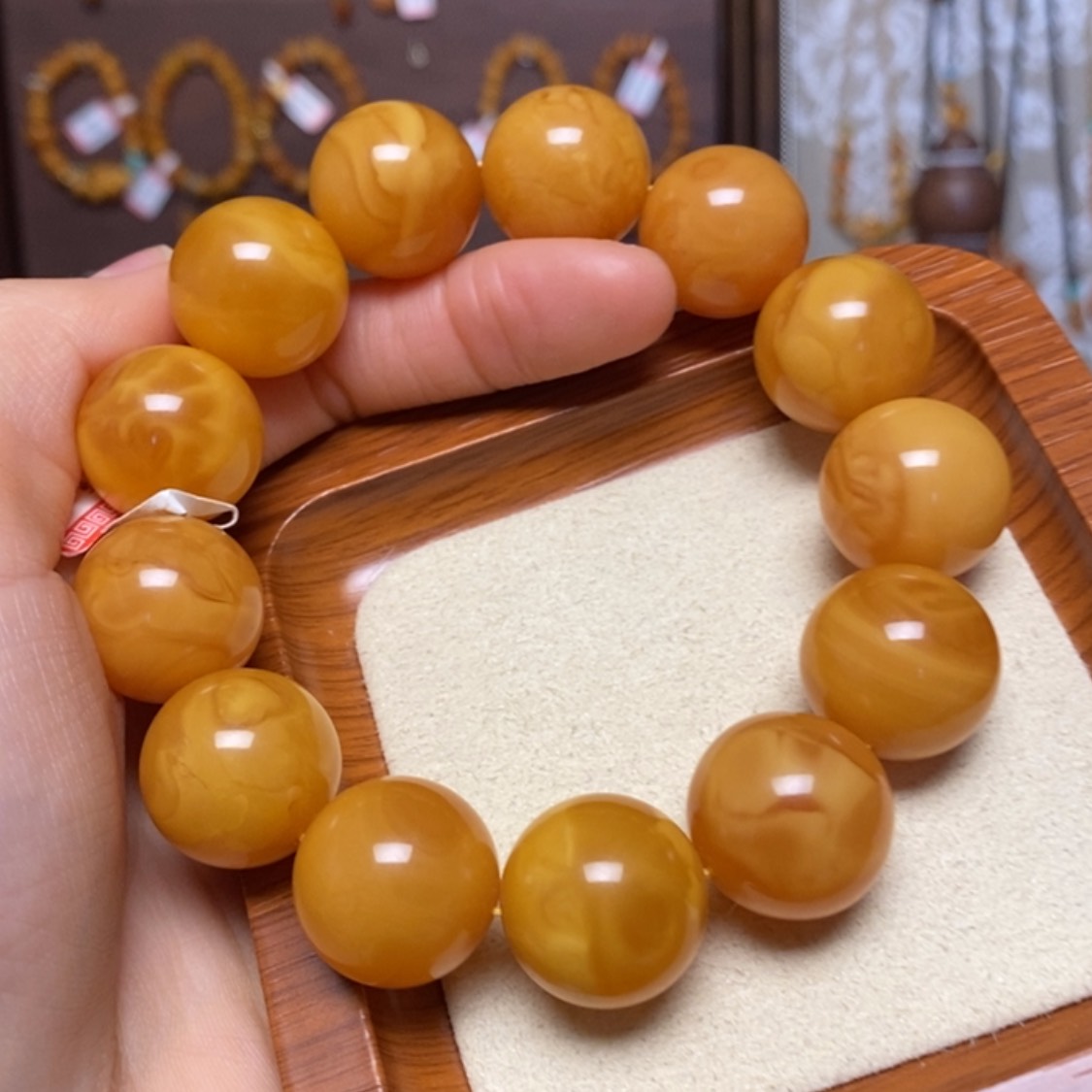 【闪购商品】手链蜜蜡未镶嵌手串