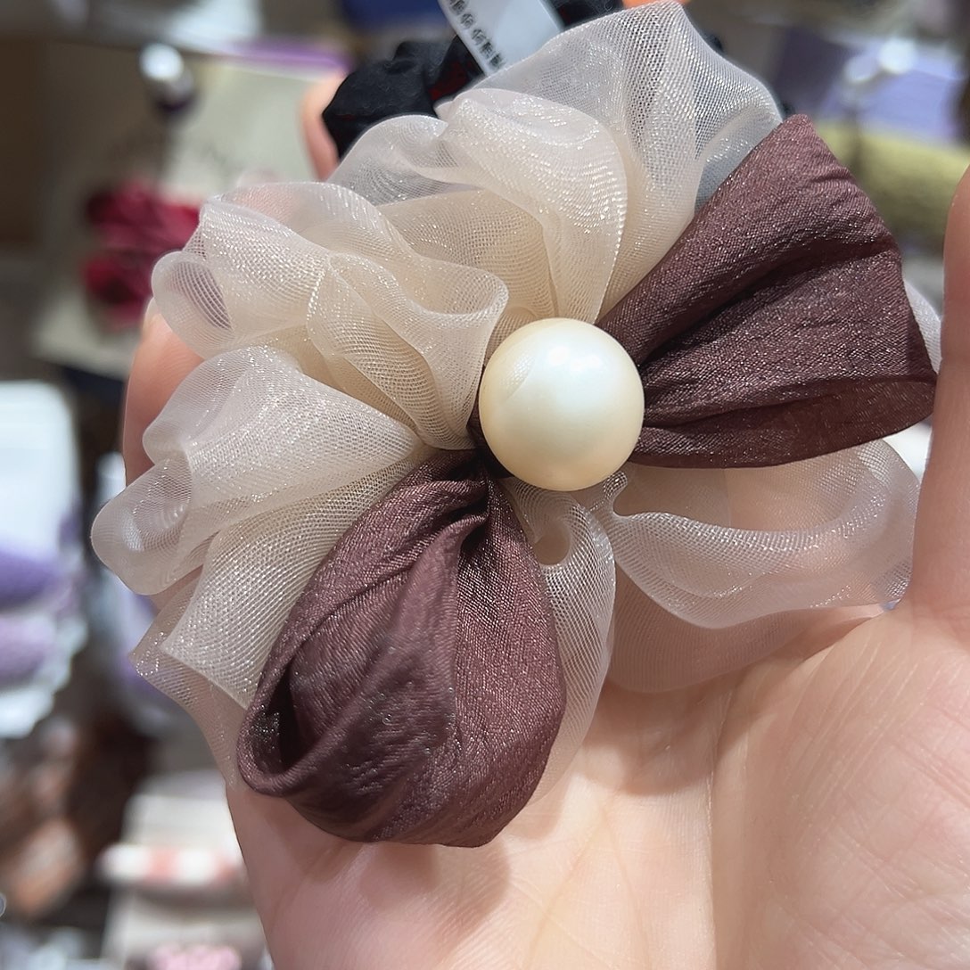 非金属莎莎蝴蝶结发圈