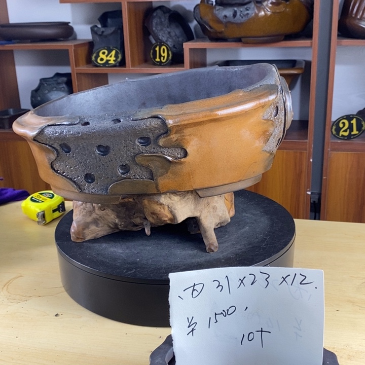 风*大何紫砂花盆