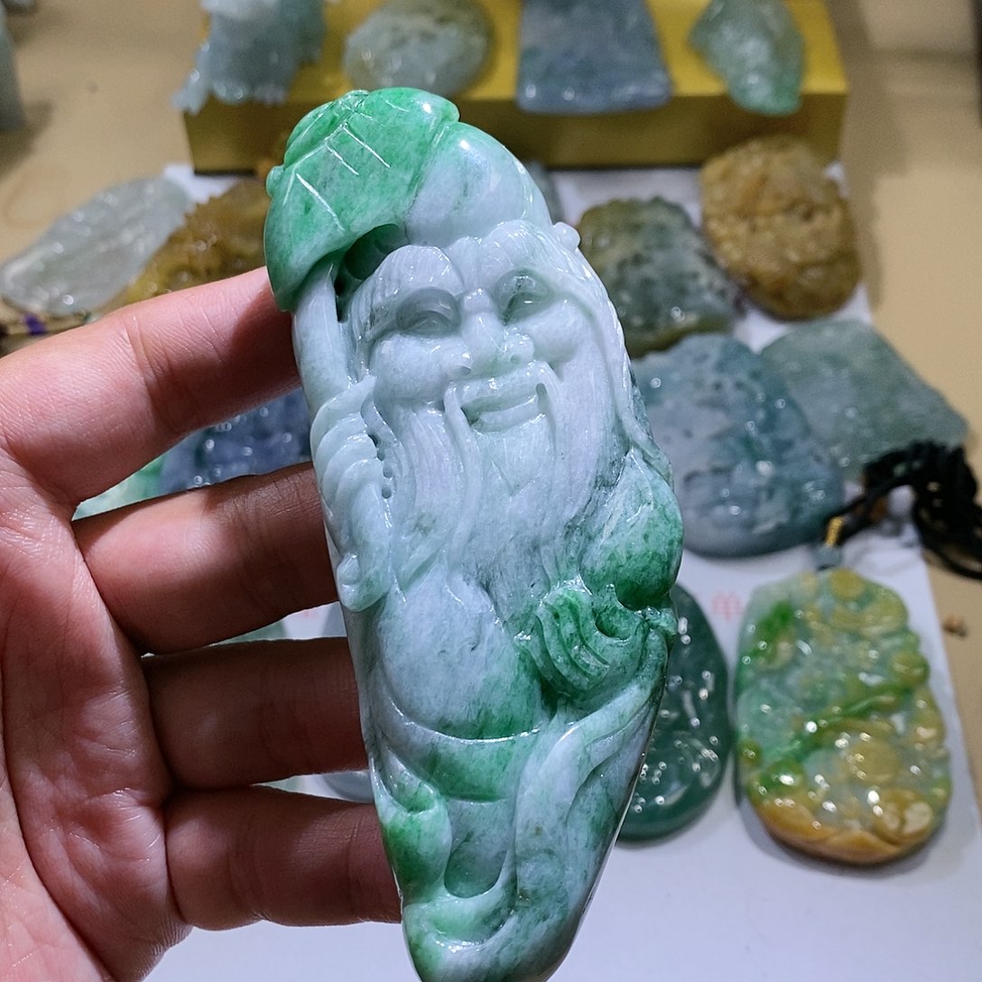 【闪购商品】翡翠颈饰未镶嵌寿星公