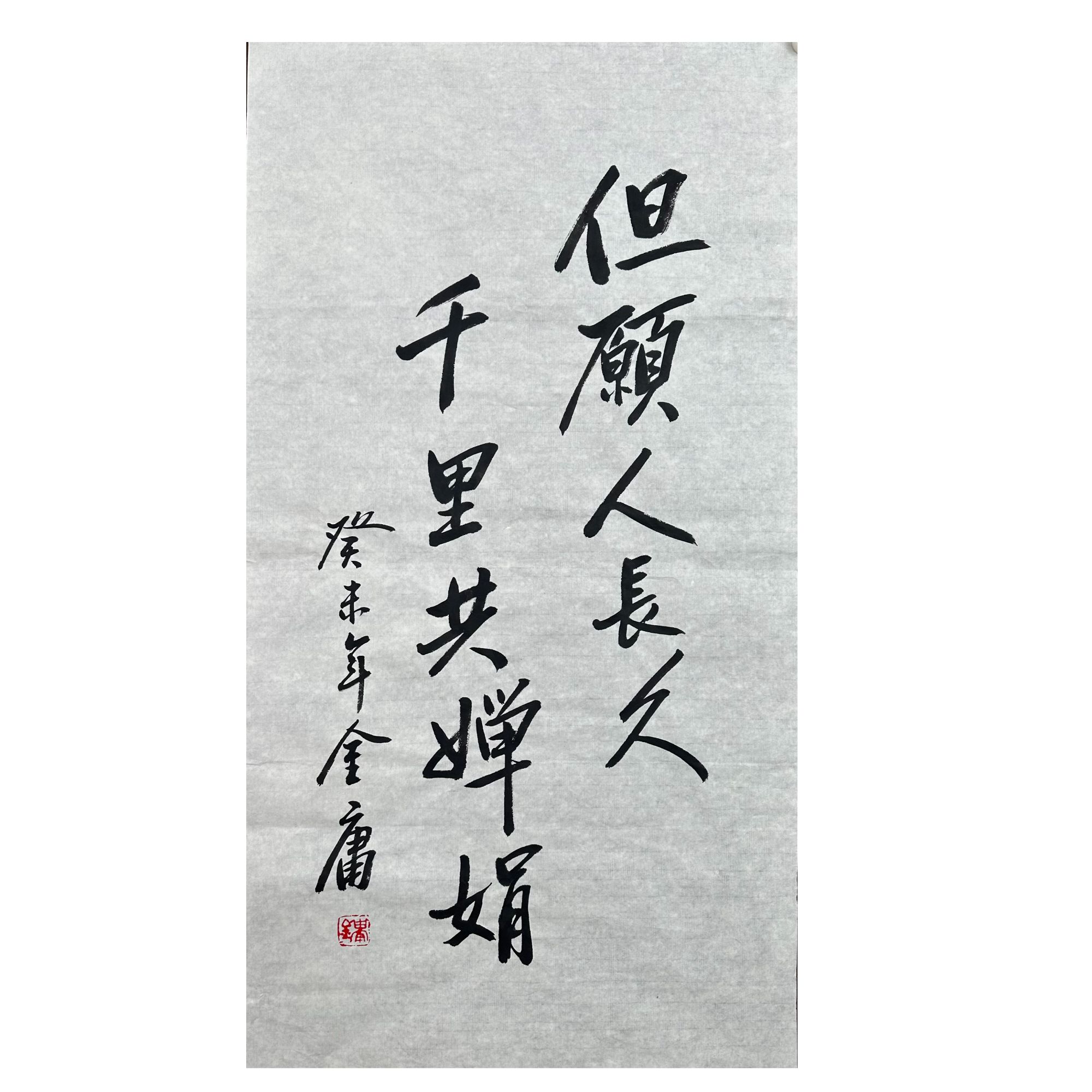 J-R-4-3262 金庸 书法 49cm×92cm 软片
