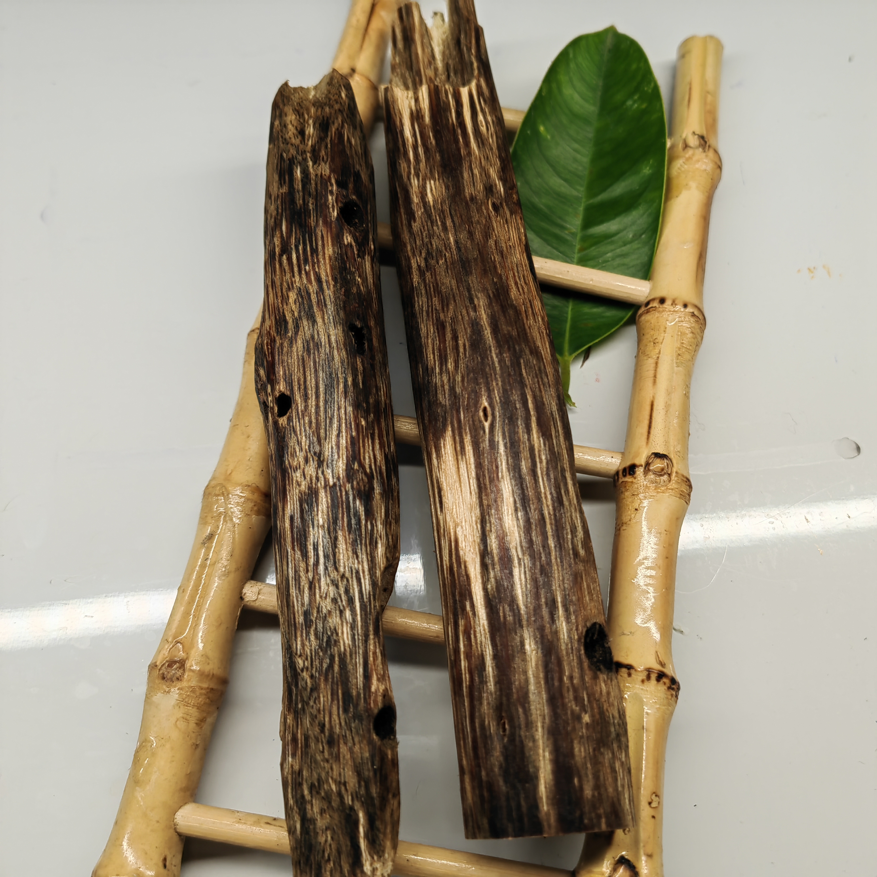 沉香自然虫眼虫漏棋楠沉香原料多样性发50g  