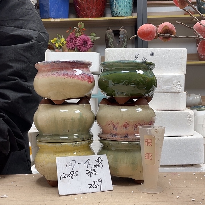 粗陶多肉花盆微瑕4