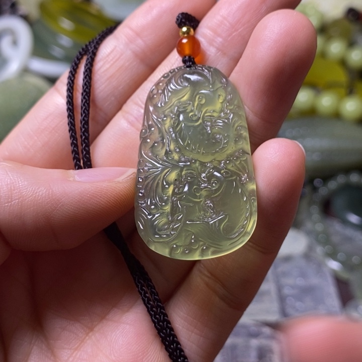 岫玉岫玉挂件未镶嵌